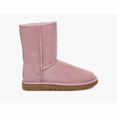 Botas UGG Classic Short II Mulher Rosa | PT-PJIWO